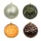 Assorted 4.7" Gold & Black Textured Shatterproof Ball Ornaments, 4pc. by Ashland®